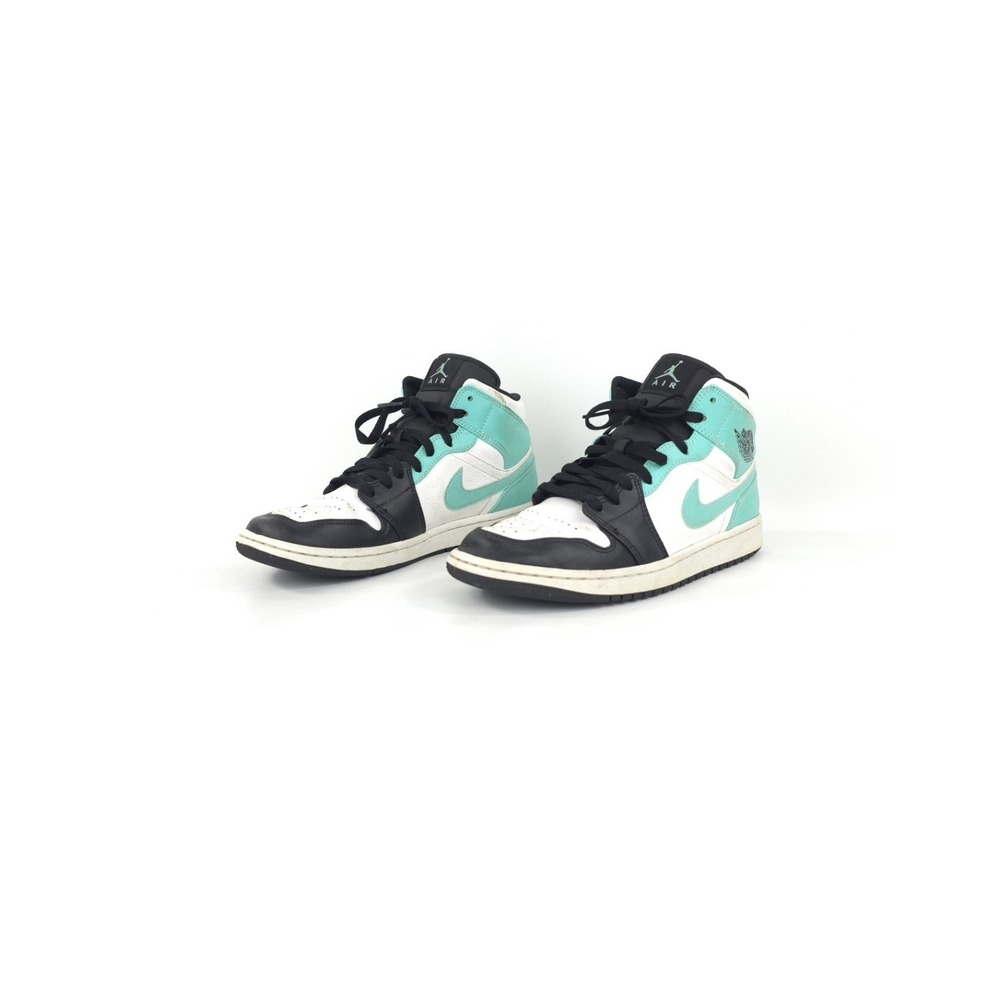 Nike Air Jordan 1 Mid Igloo Tropical Twist 554724-132 Mens Size 9.5